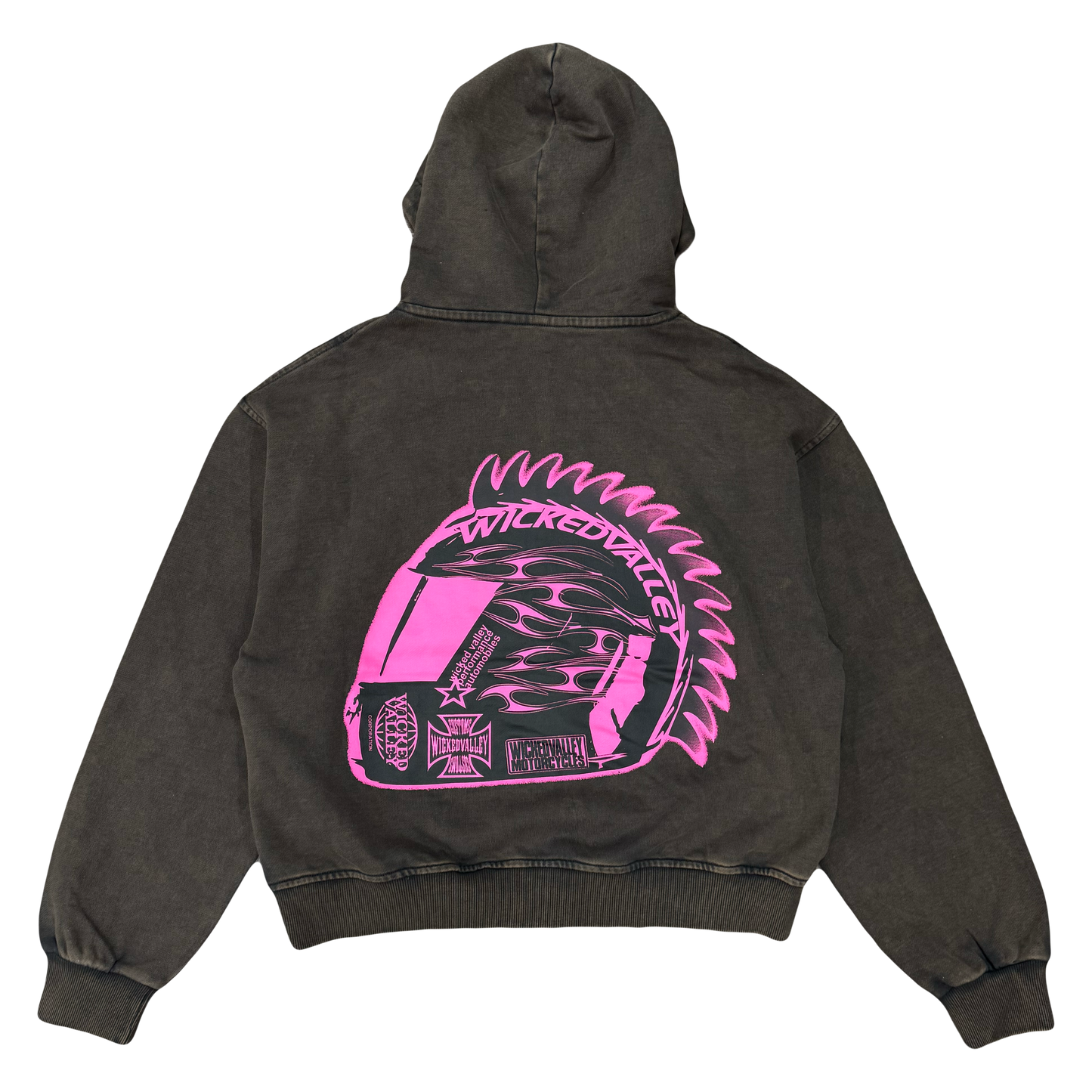 OG Charcoal Moto Zipup