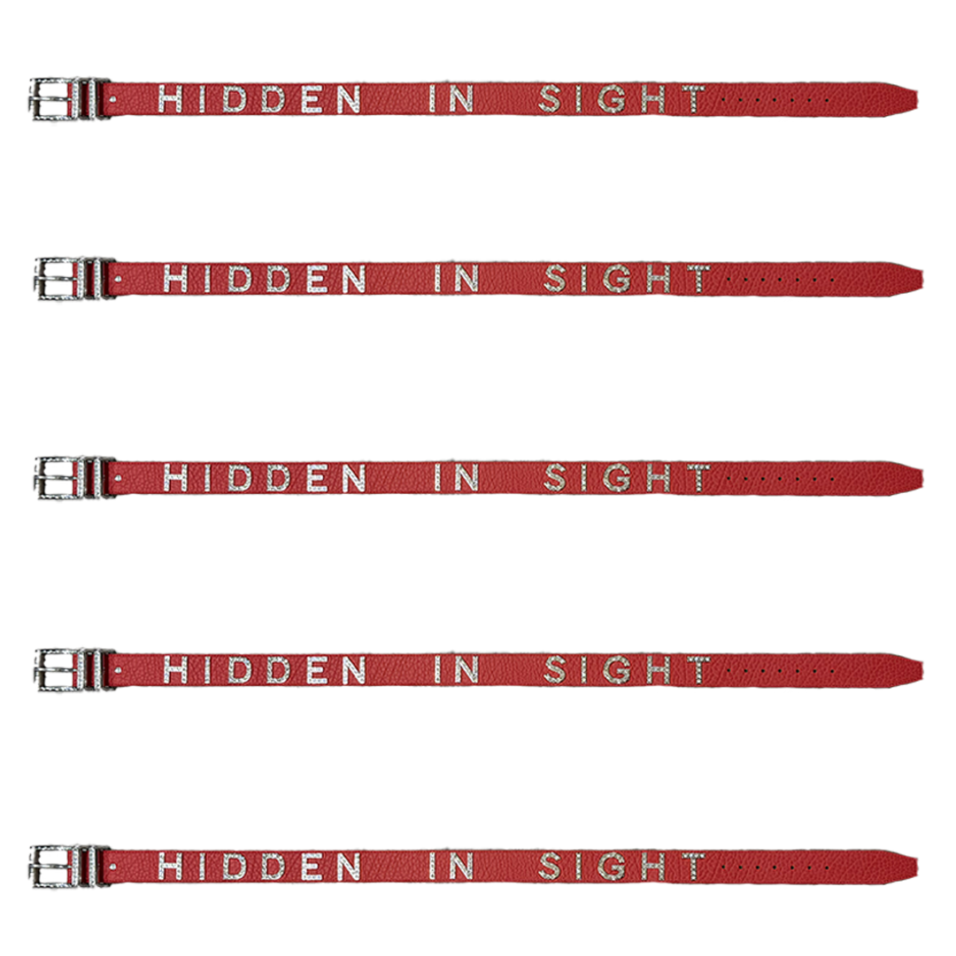 HIDDEN IN SIGHT BELT (RED)