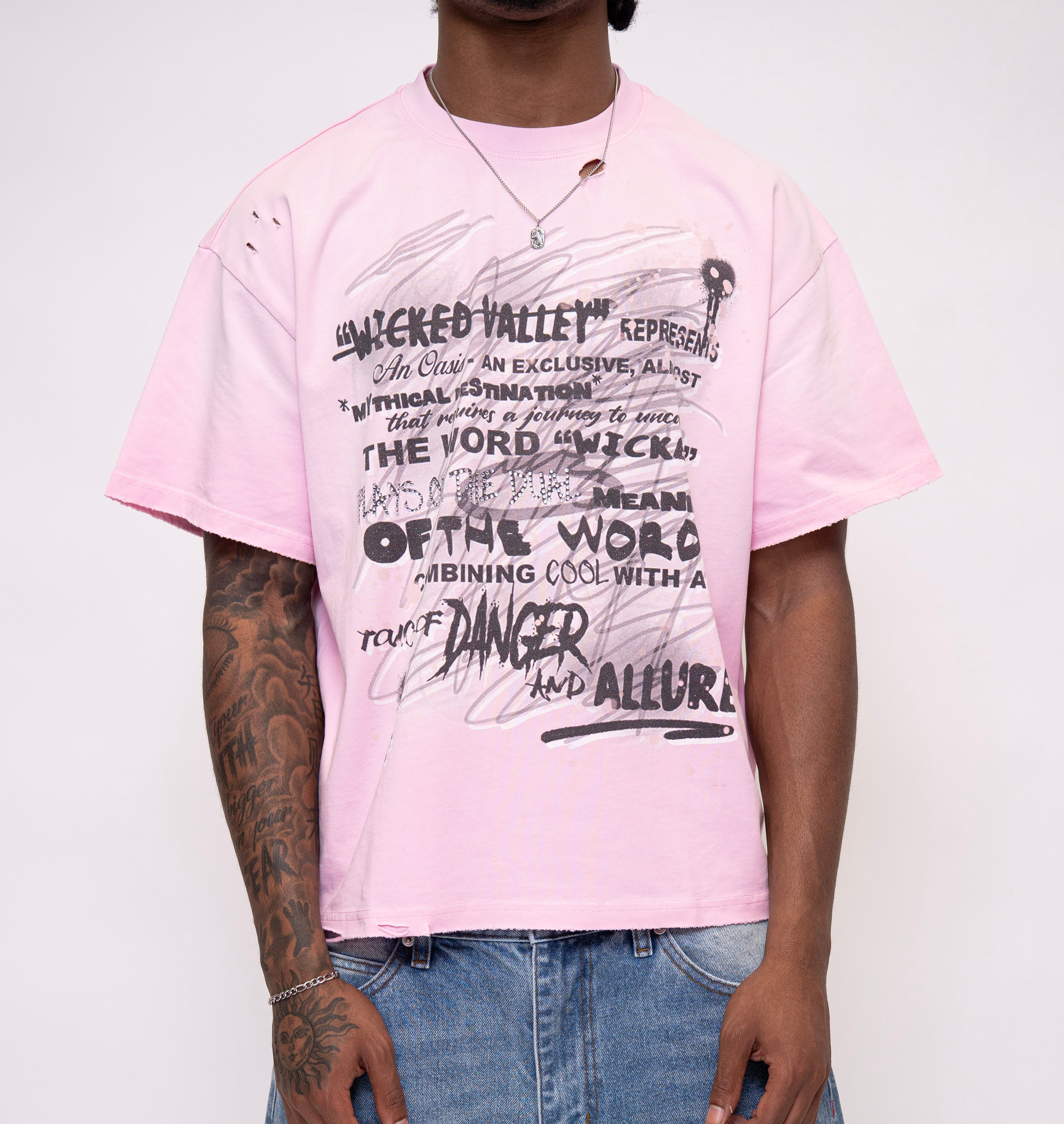 Danger and Allure Tee (Pink)