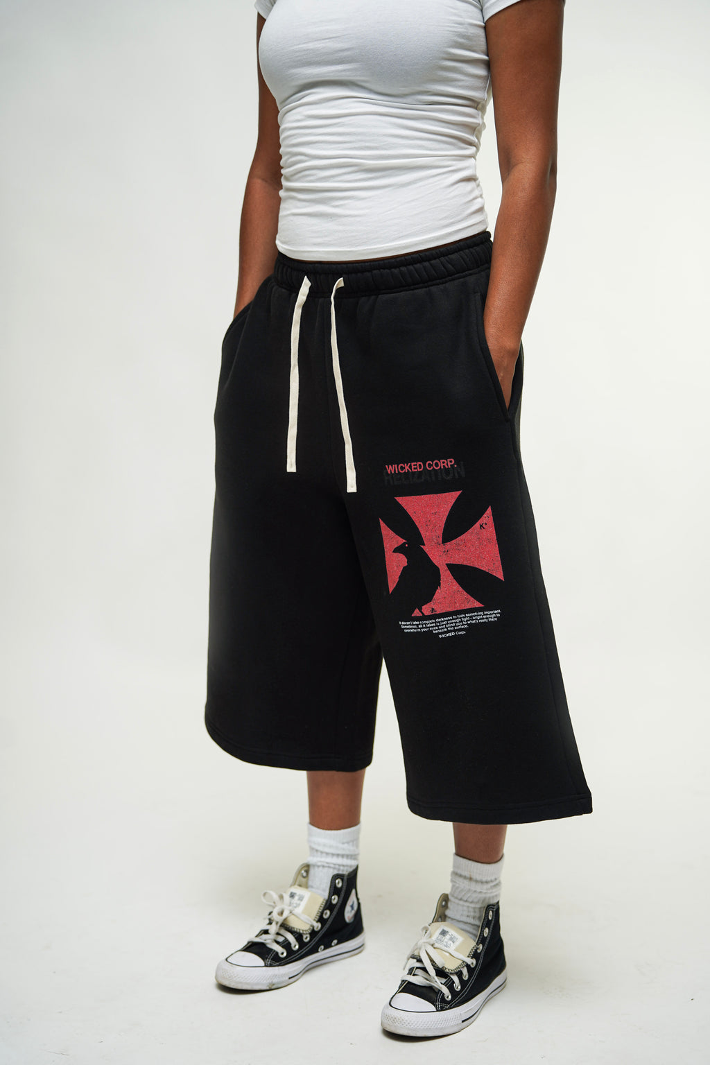 Wick Corp 3/4 Shorts