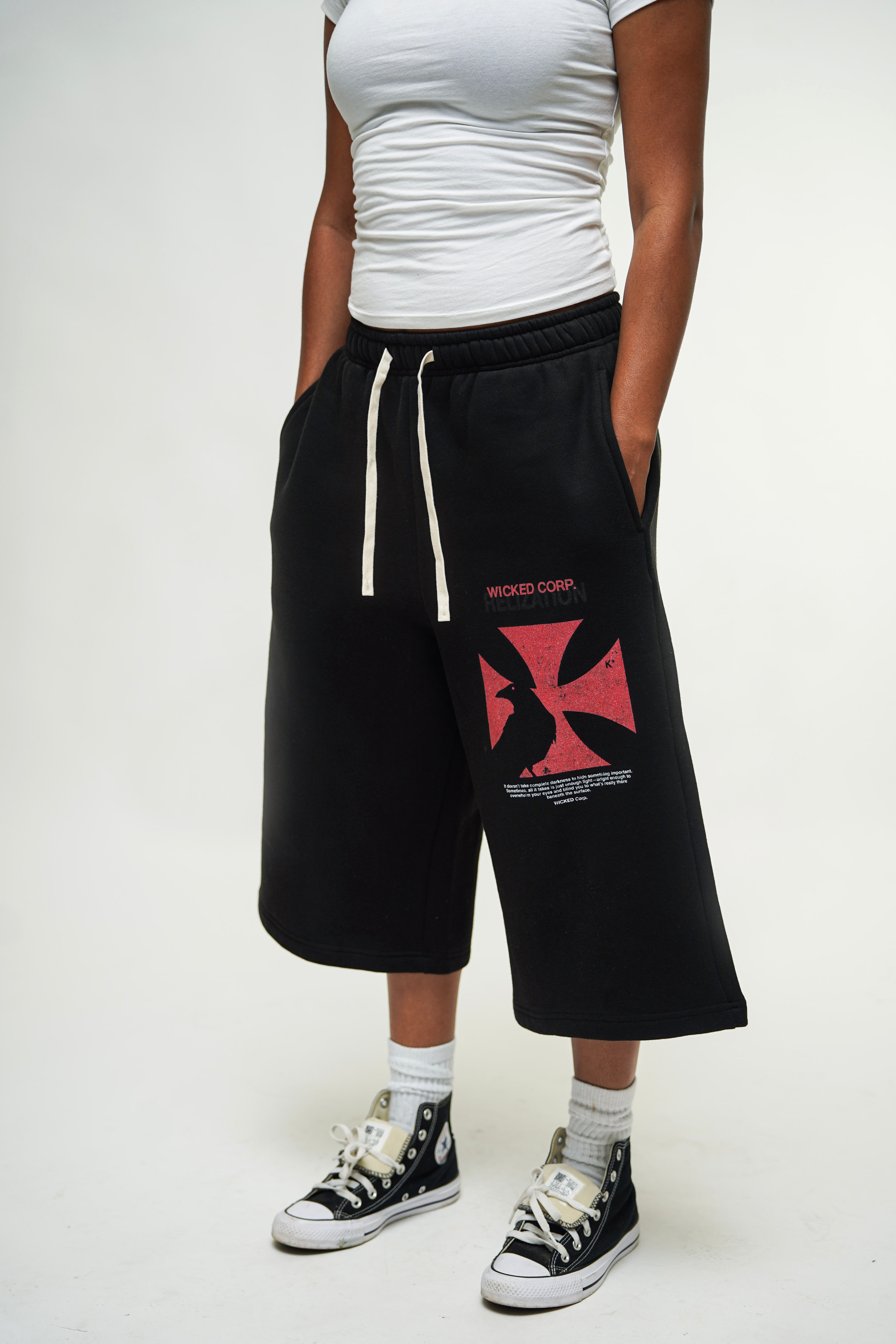 Wick Corp 3/4 Shorts