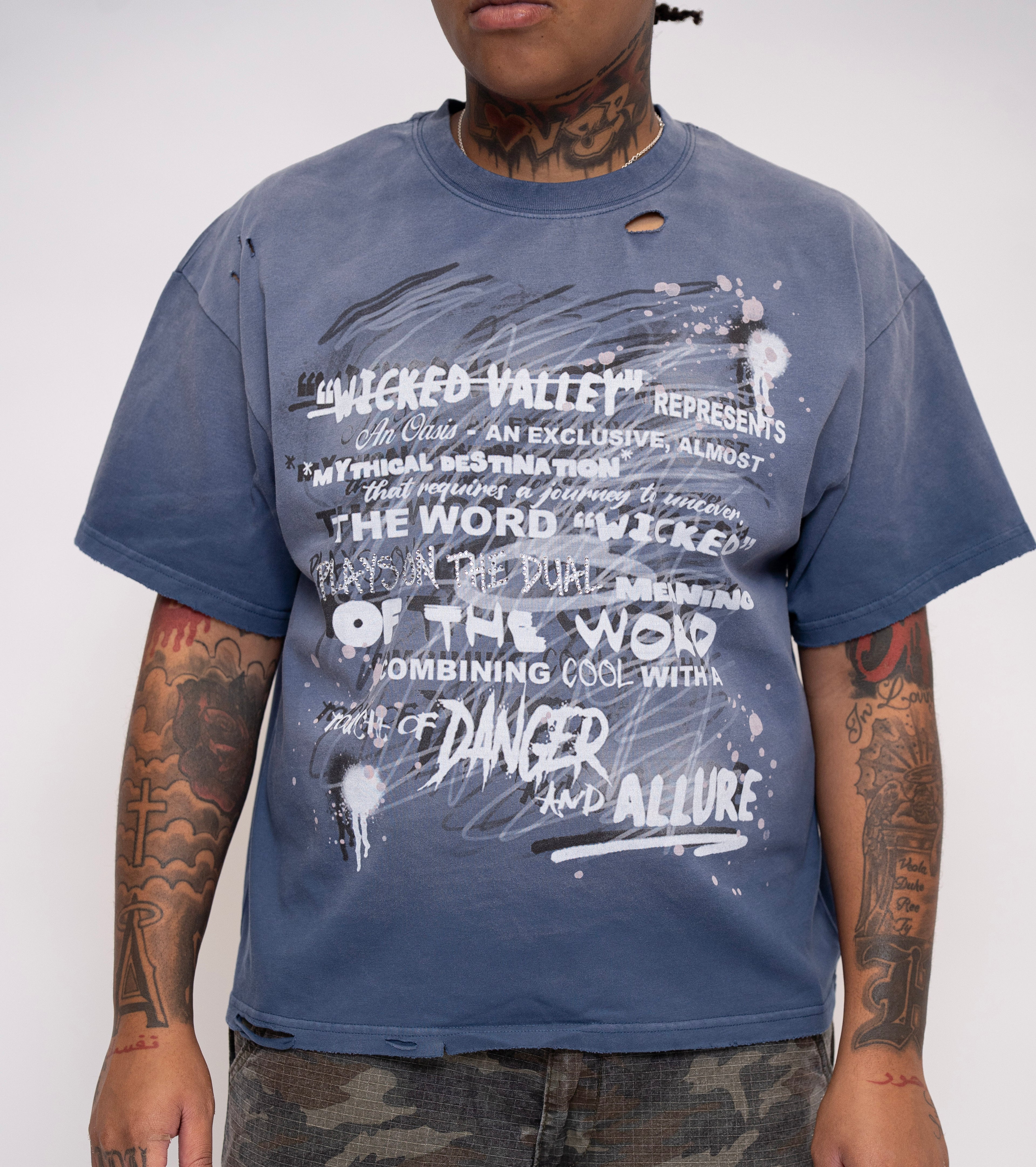 Danger and Allure Tee (Blue)