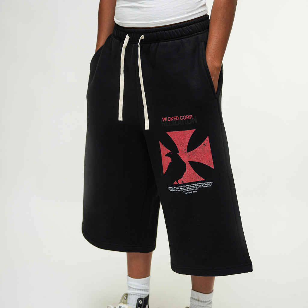 Wick Corp 3/4 Shorts