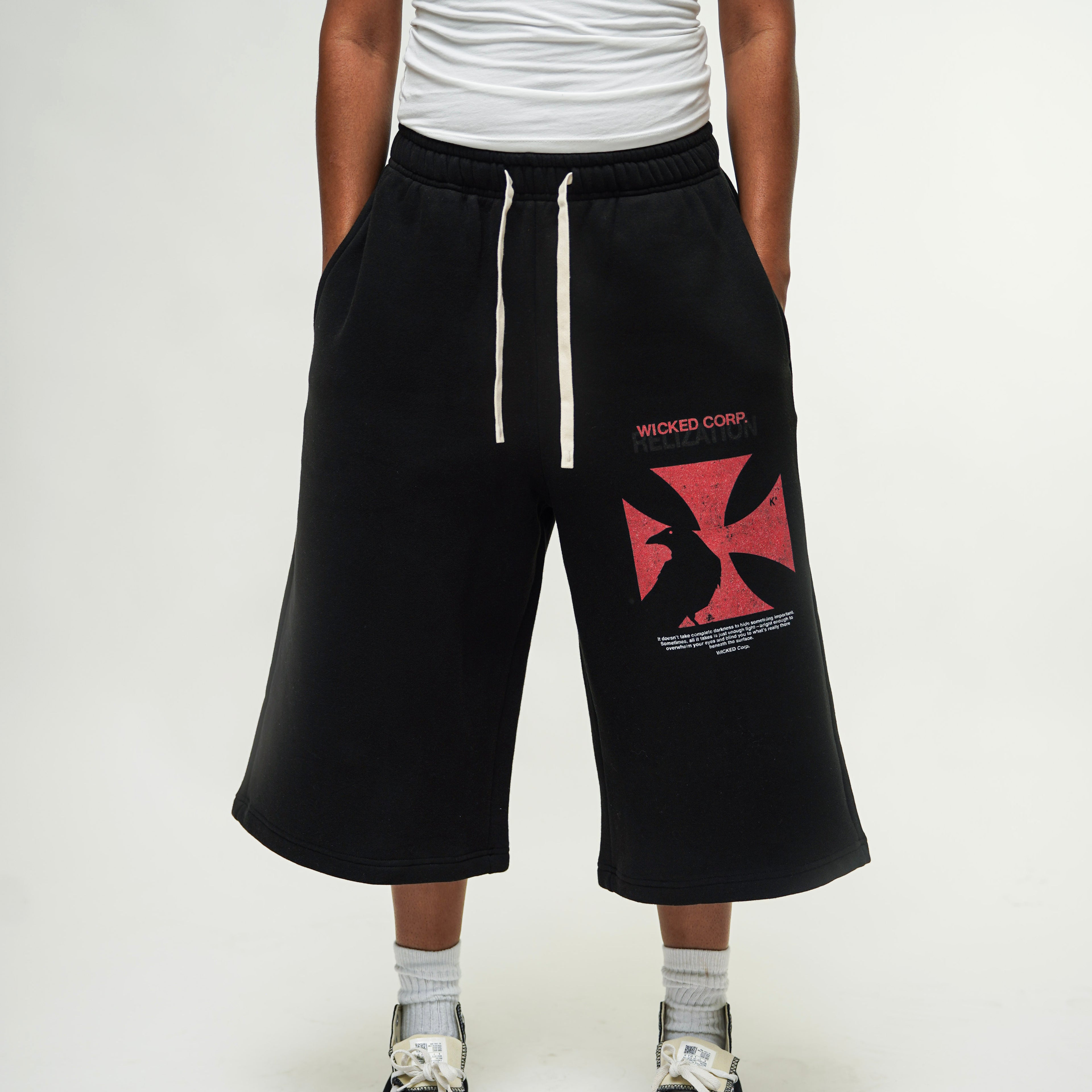 Wick Corp 3/4 Shorts