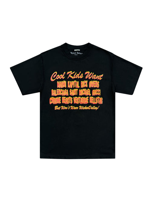 BLK COOL KIDS TEE