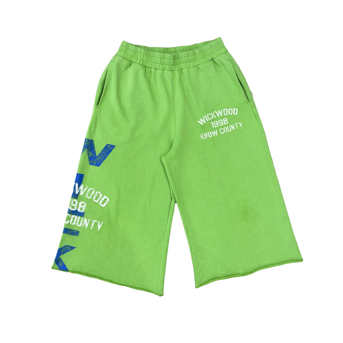 Krow County Shorts (Lime)