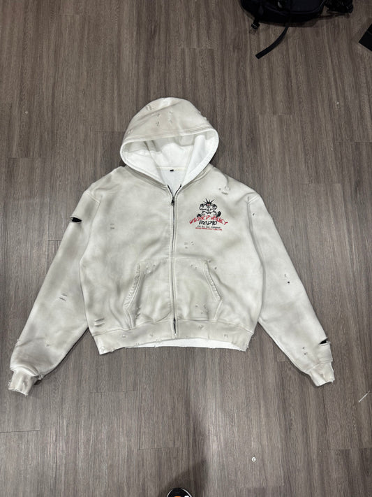 White Radio Hoodie (SAMPLE #2)