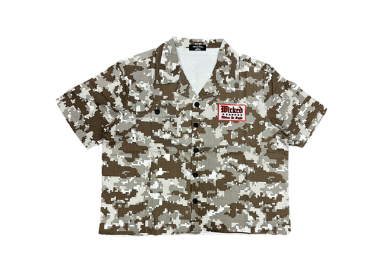 BROWN DIGI WORKSHIRT