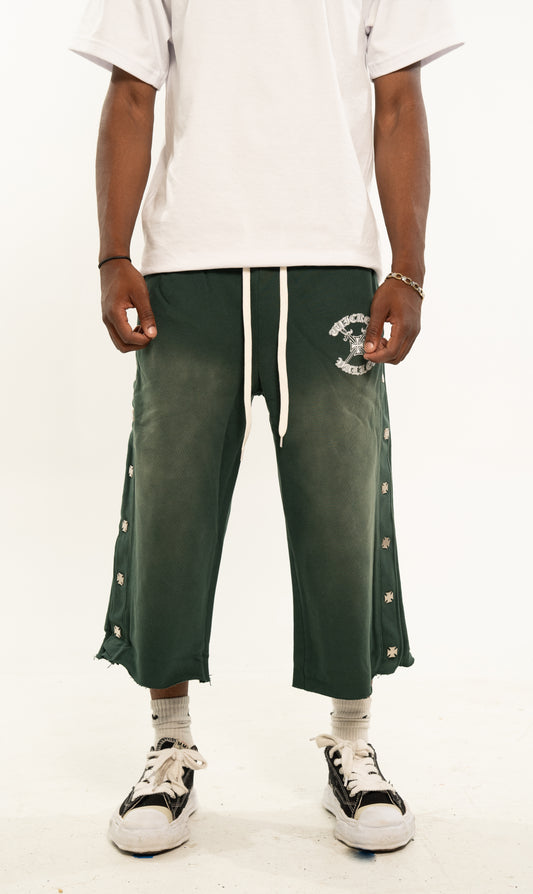 Extra Long Snapshorts (Green)
