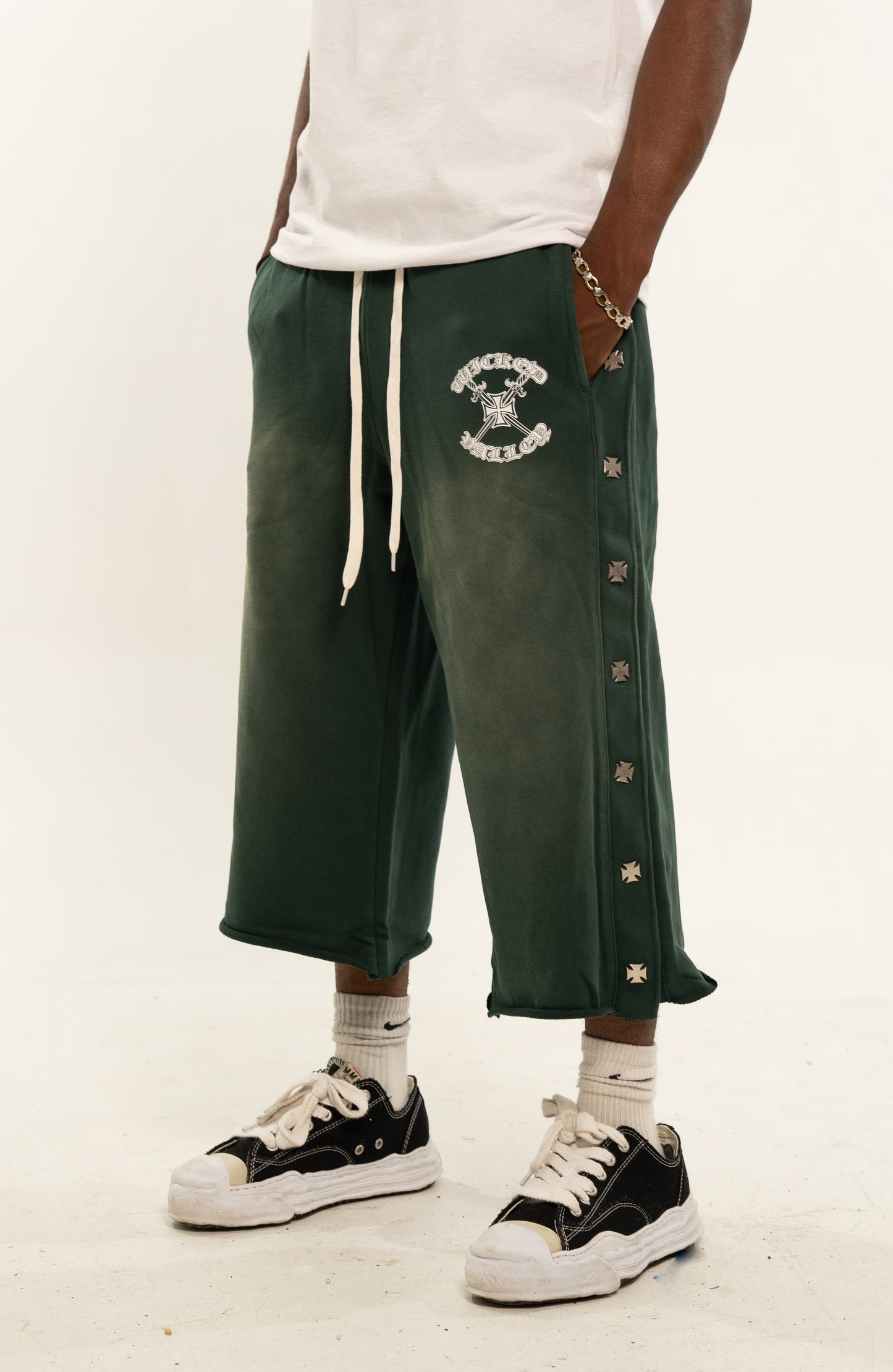 Extra Long Snapshorts (Green)