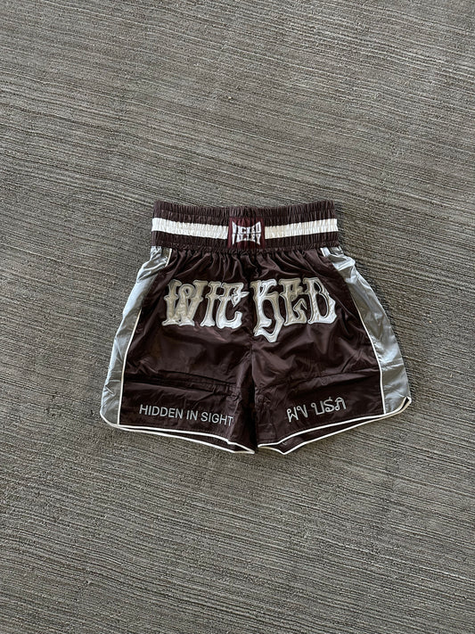 BROWN THAI SHORTS