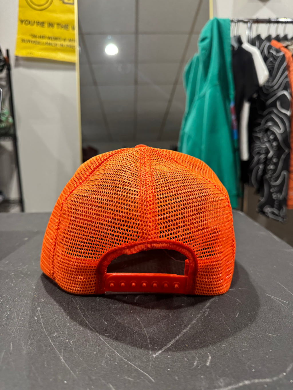 Orange Hunter Trucker