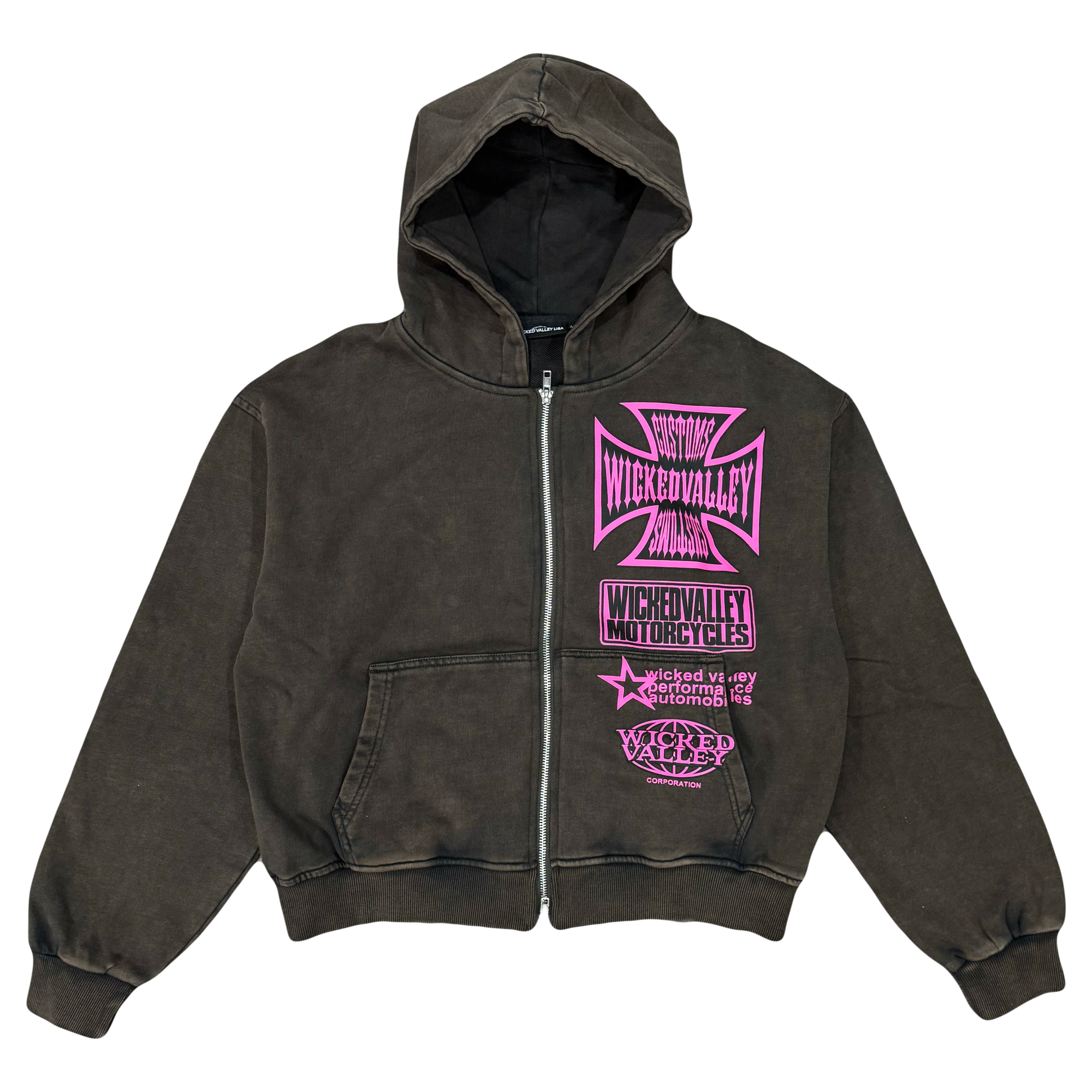 OG Charcoal Moto Zipup