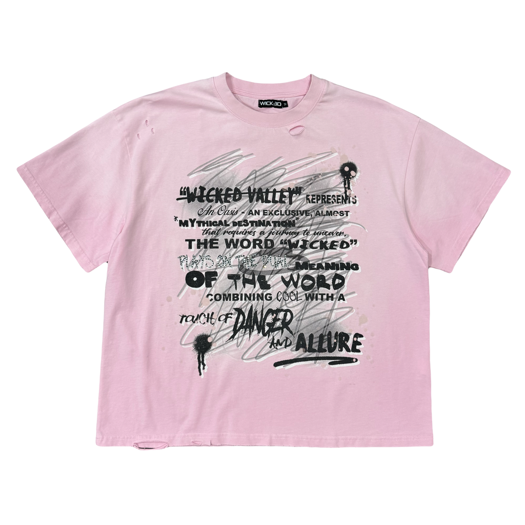 Danger and Allure Tee (Pink)