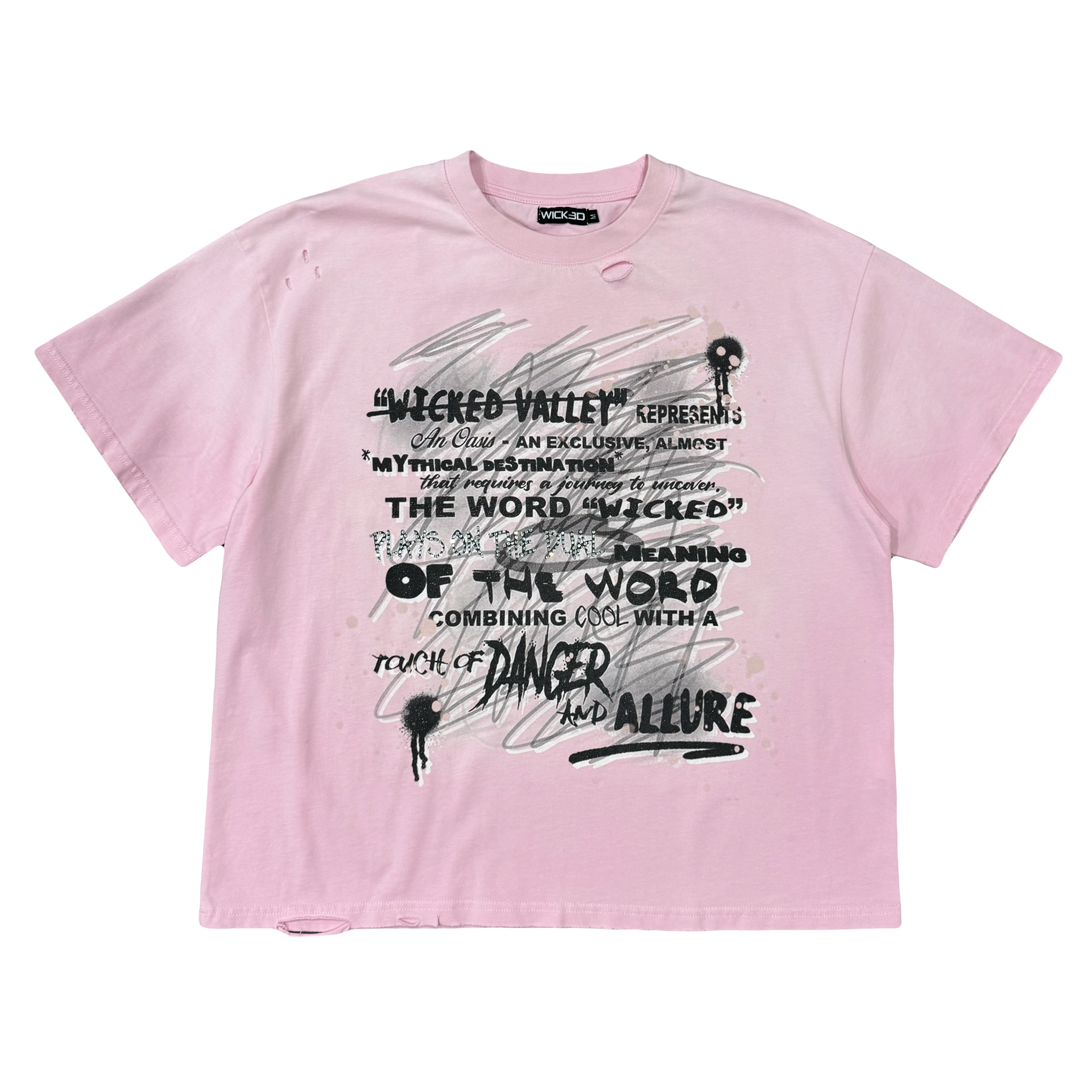 Danger and Allure Tee (Pink)