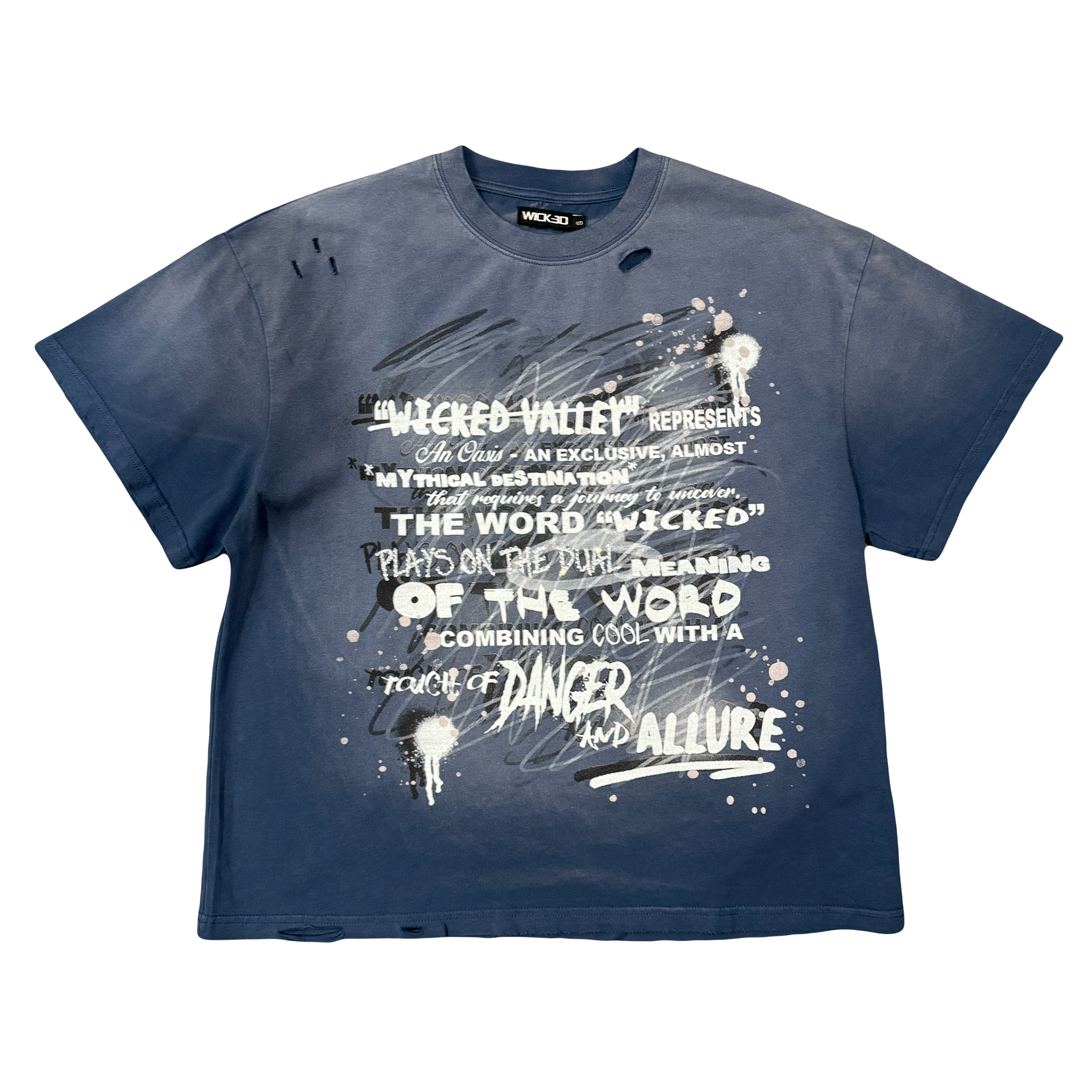 Danger and Allure Tee (Blue)