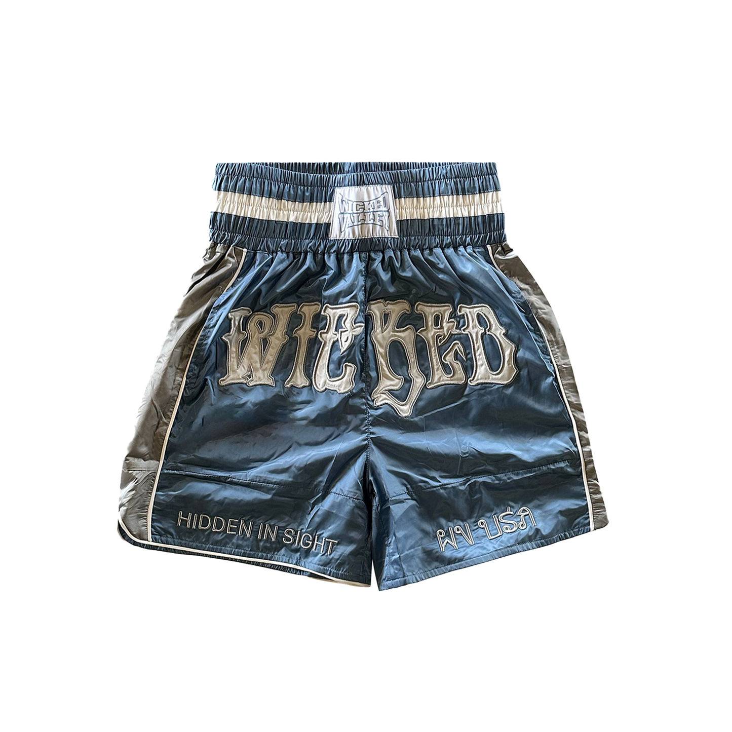 BLUE THAI SHORTS